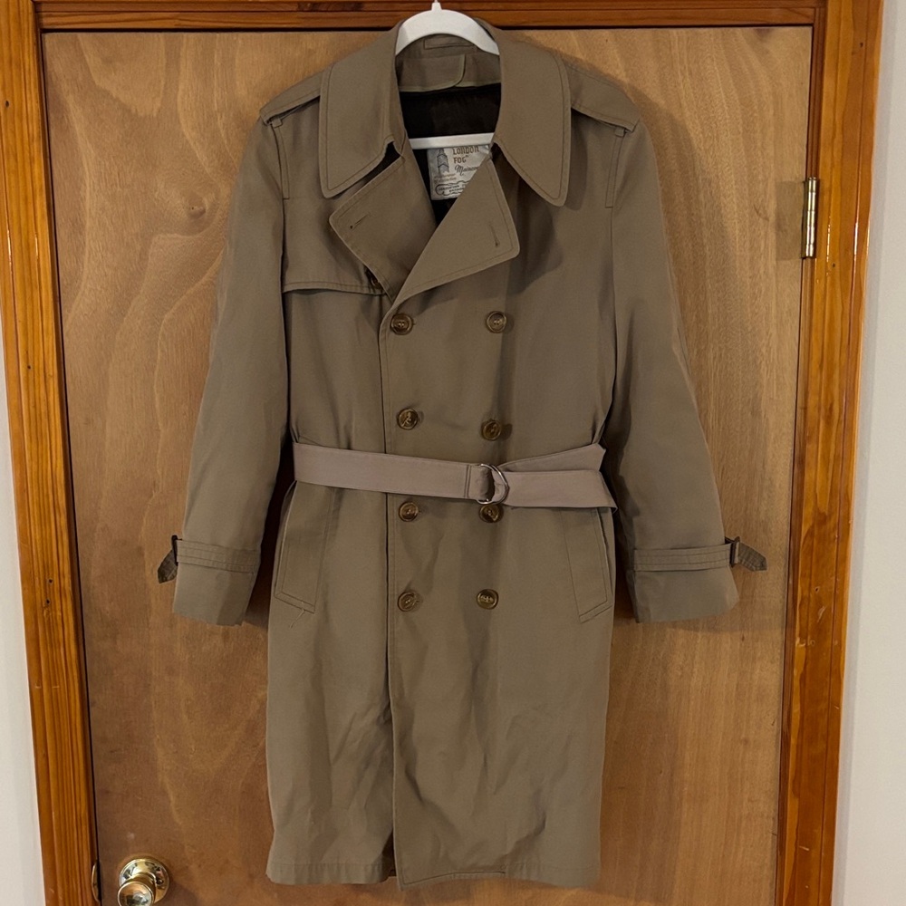 London Fog Tan Trench Coat